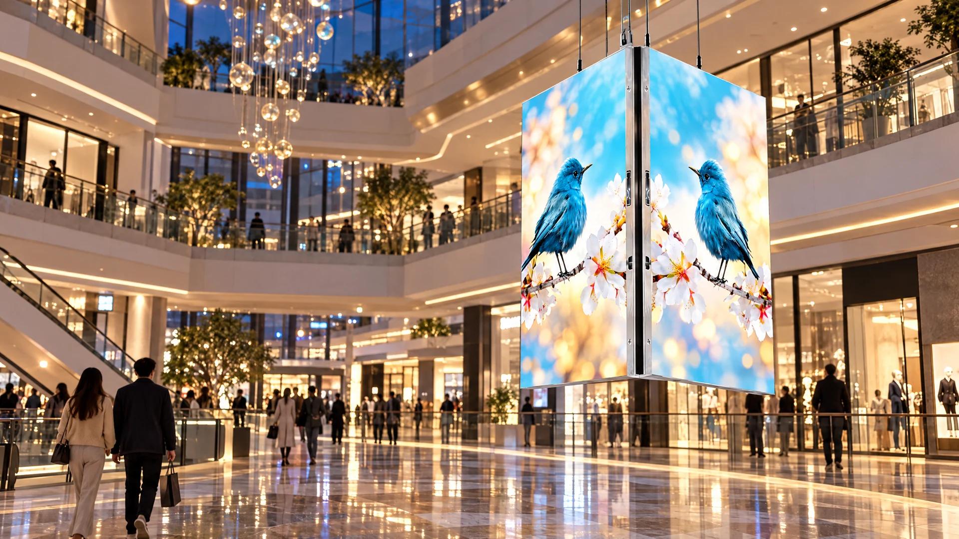 Double-sided Display — APPLICATION VISUAL — NOT A COMPLETED CLIENT PROJECT