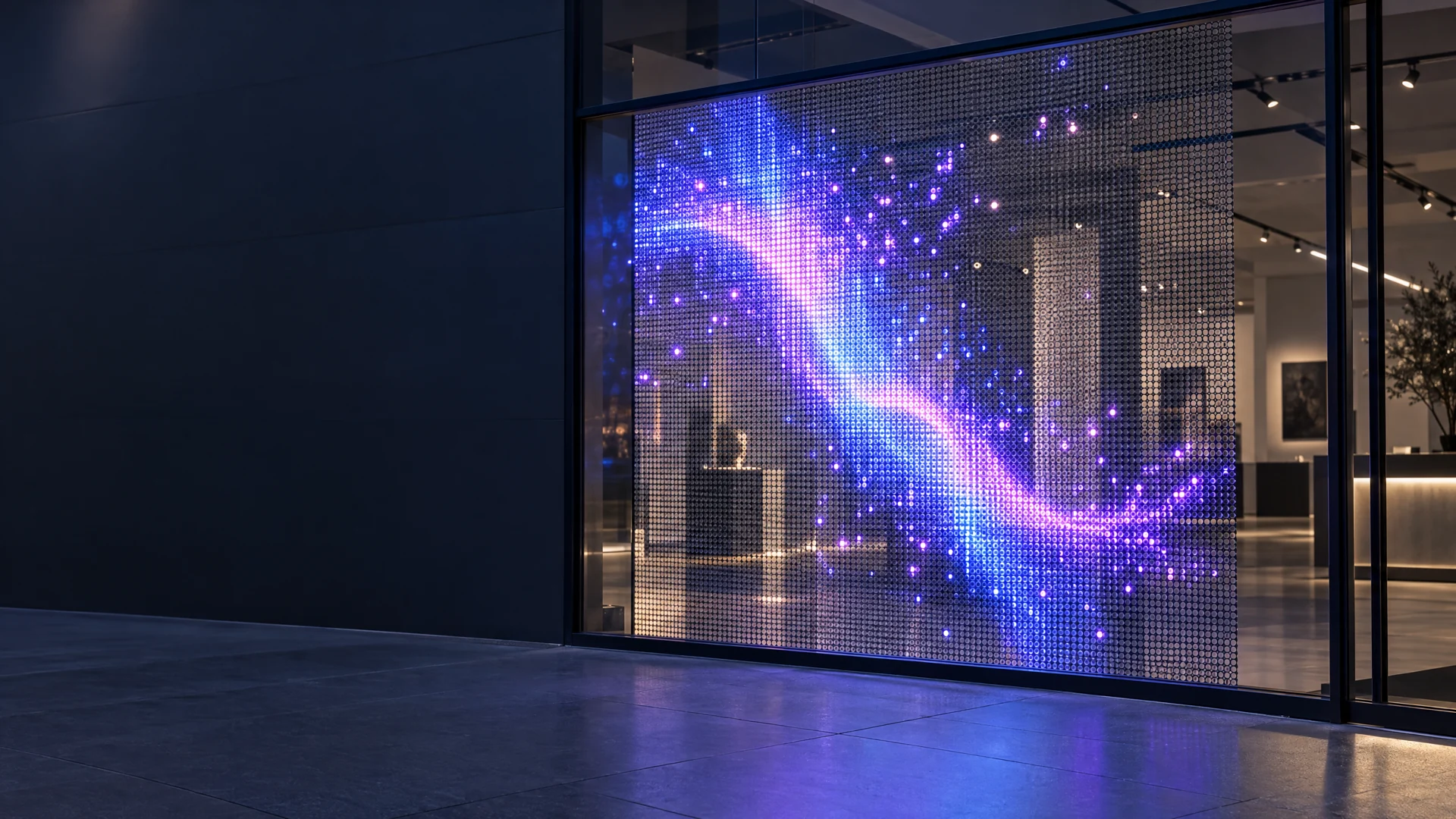 Transparent Holographic — application background visual