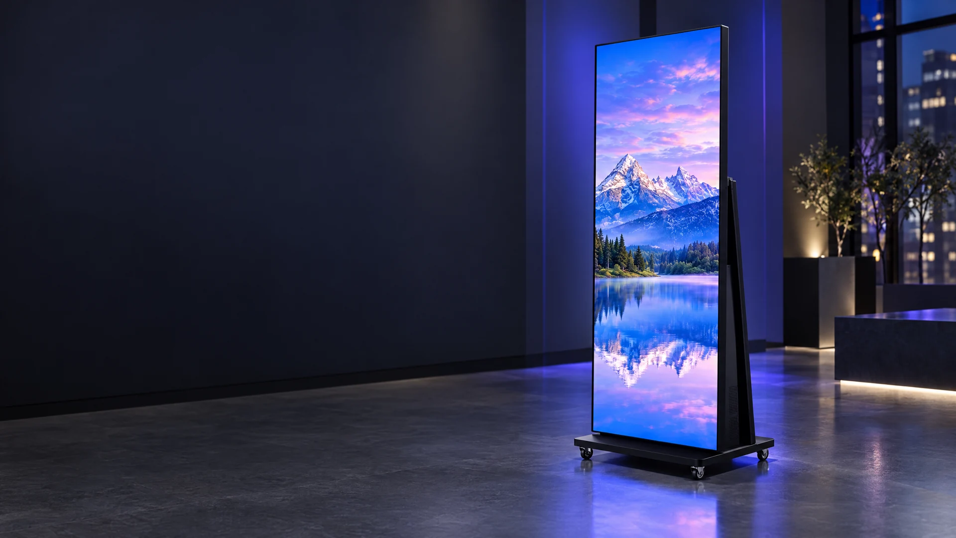 LED Poster — application background visual
