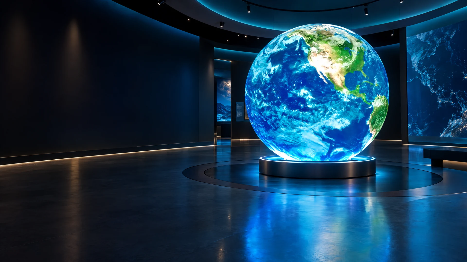 Spherical Display — application background visual