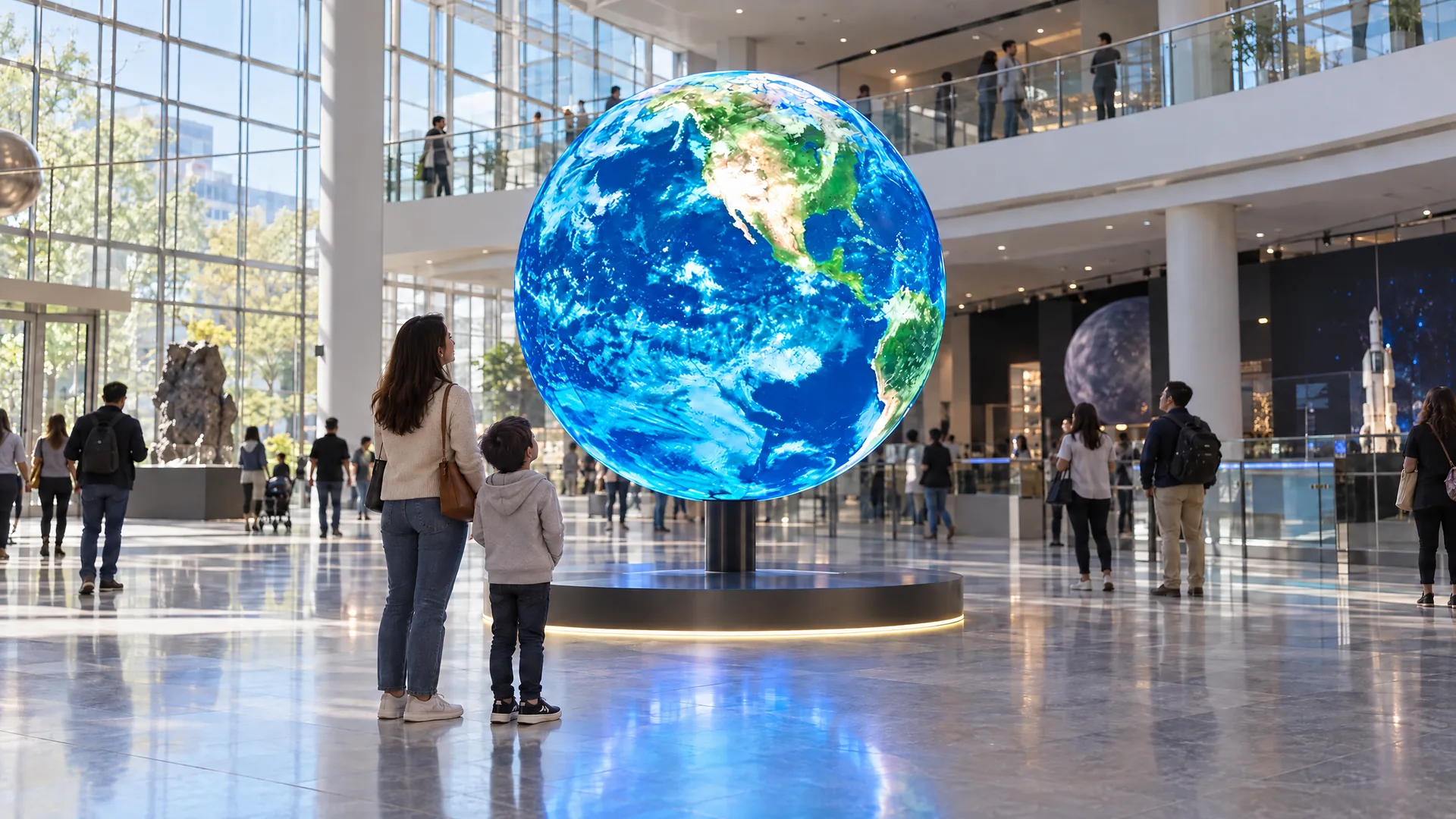 Spherical Display — APPLICATION VISUAL — NOT A COMPLETED CLIENT PROJECT